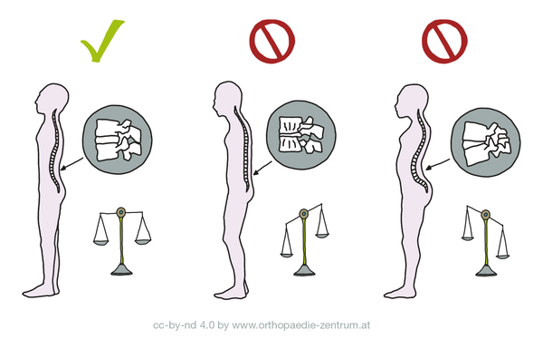 Richtige Haltung Beispielbild