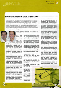 Presseartikel aus dem DIW (Nr. 2) – Bericht über das Orthopädie-Zentrum Wien